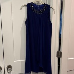 Vince Camuto Elegant Blue Sleeveless Dress
